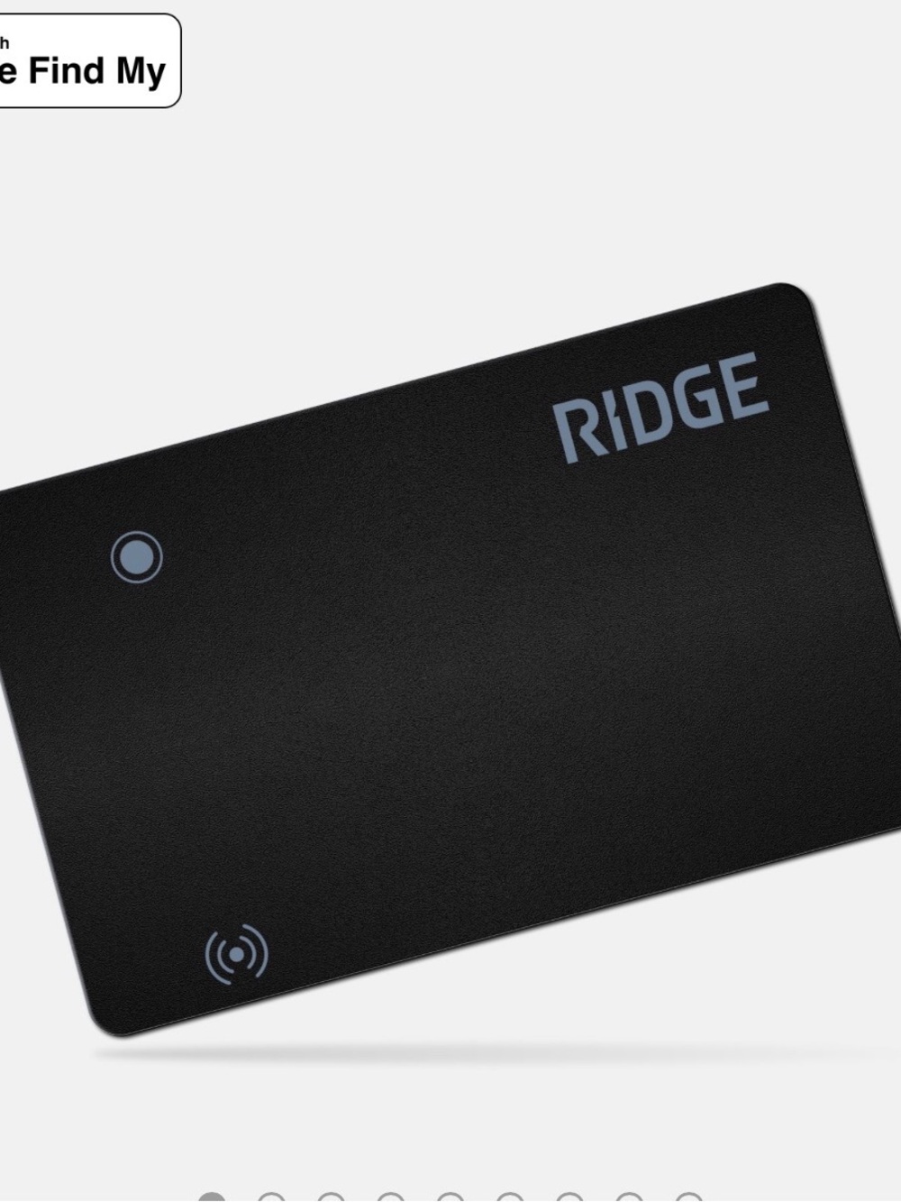 RIDGE WALLET TRACKER CARD (NEW SEALED). Never Lose It Again!  Find My?